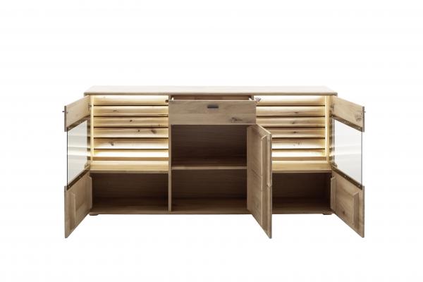 Sideboard GIRONA T02 Balkeneiche in Kristalleiche geölt